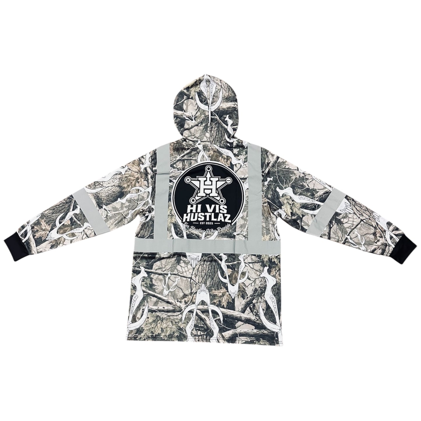 Hi Vis Hustlaz Class 2 Hoodie - Country Boar Edition