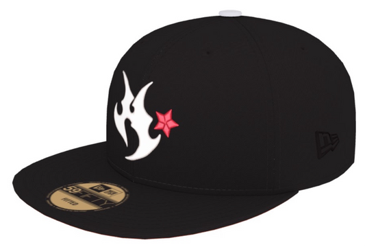 Hustlaz New Era Fitted Hat - Red Edition