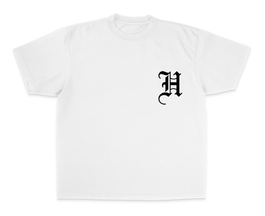 Hustlaz Home Run Tee - White