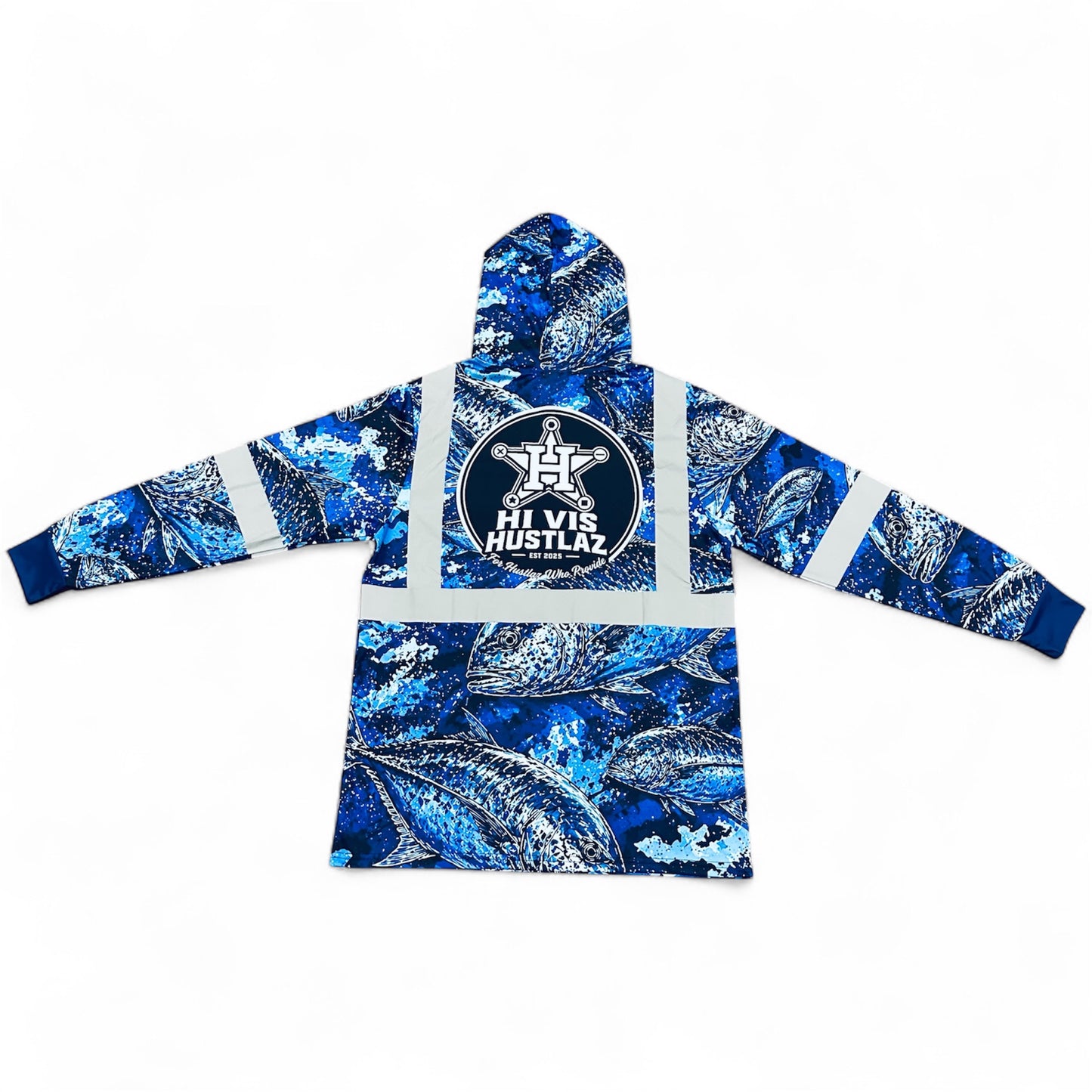 Hi Vis Hustlaz Class 2 Hoodie - Ulua Edition
