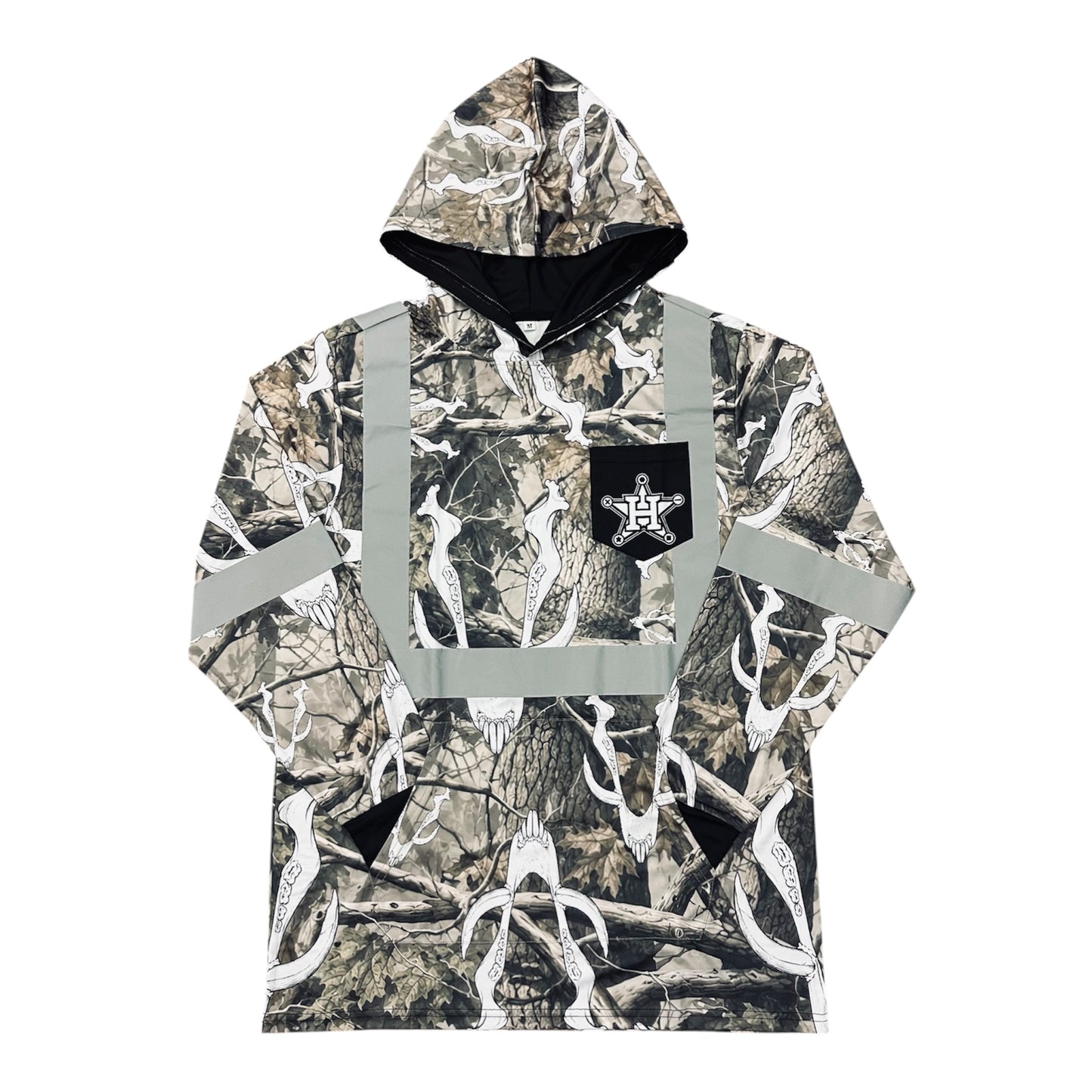 Hi Vis Hustlaz Class 2 Hoodie - Country Boar Edition